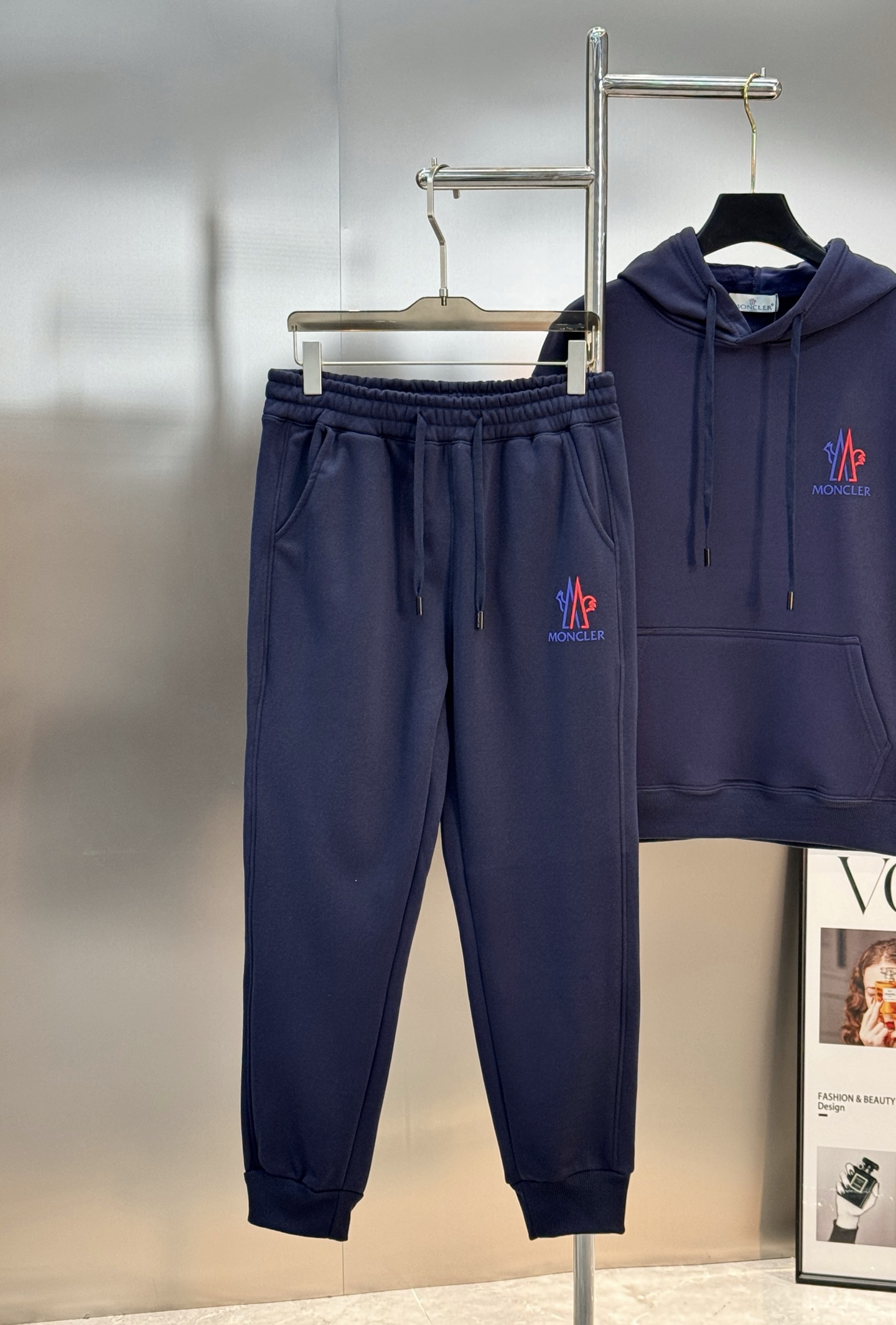 Moncler Couple Hoodie Cotton Black Hooded M-l-xl-175145