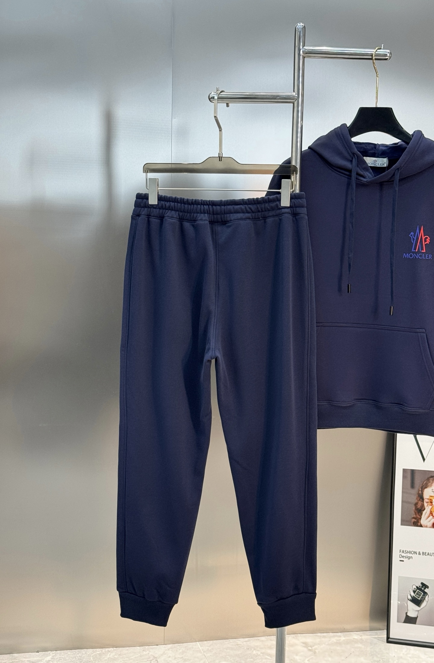 Moncler Couple Hoodie Cotton Black Hooded M-l-xl-175145