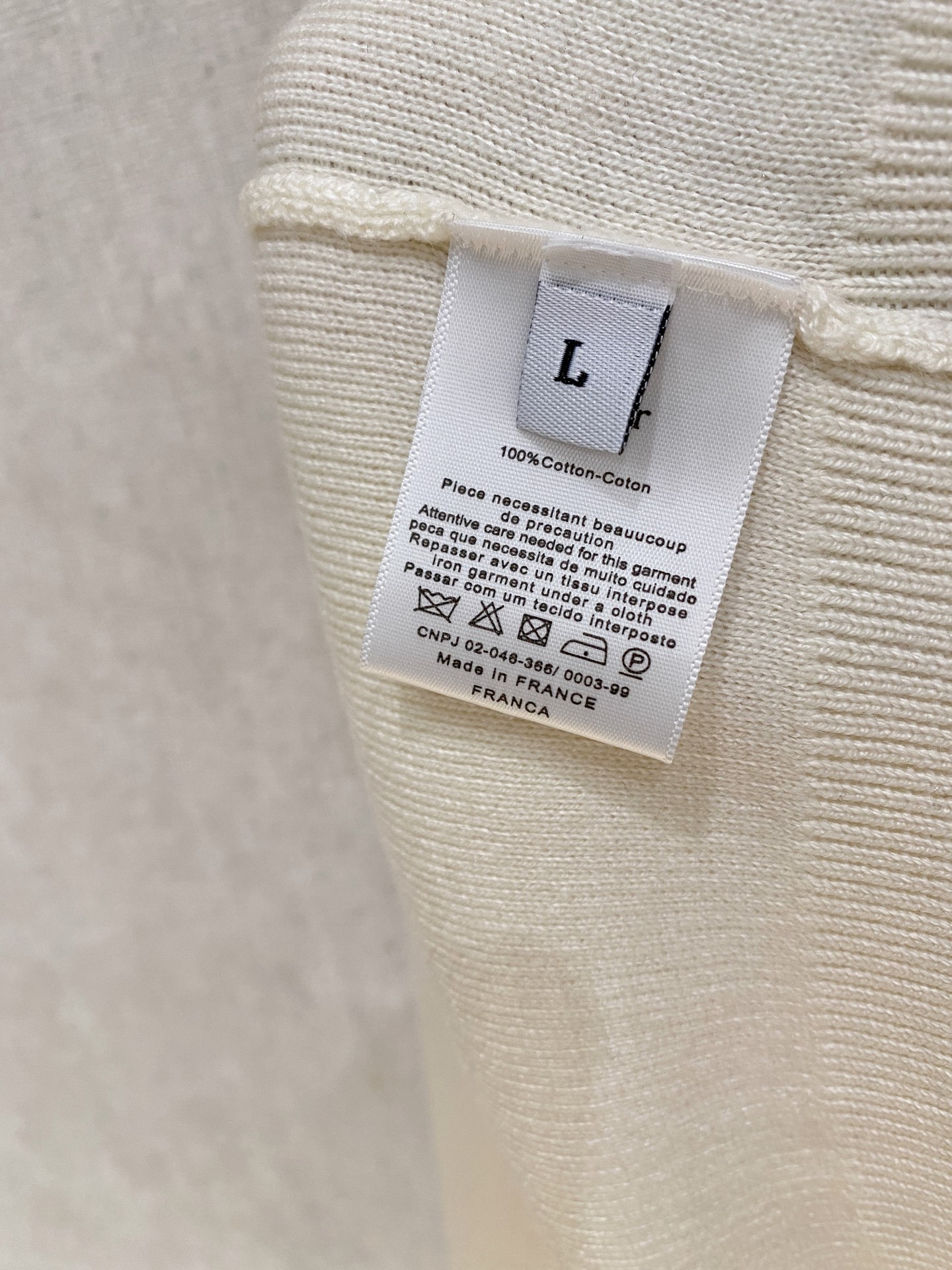 Dior Basic Clothing Wool Loose Fit M-xl