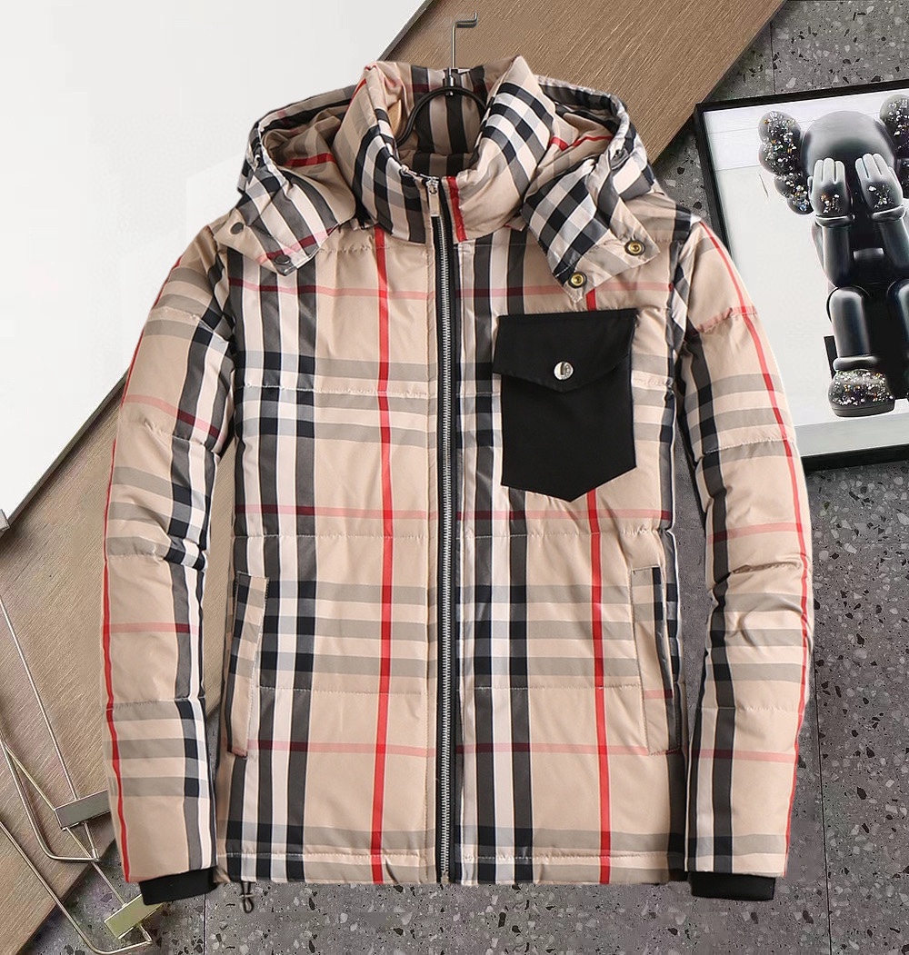 Burberry Couple Down Jacket Goose Down M-l-xl