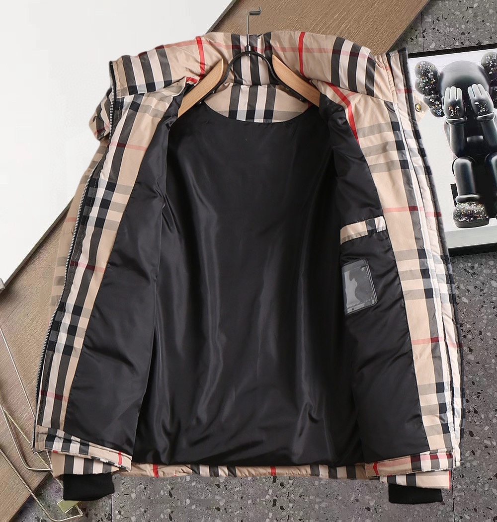 Burberry Couple Down Jacket Goose Down M-l-xl