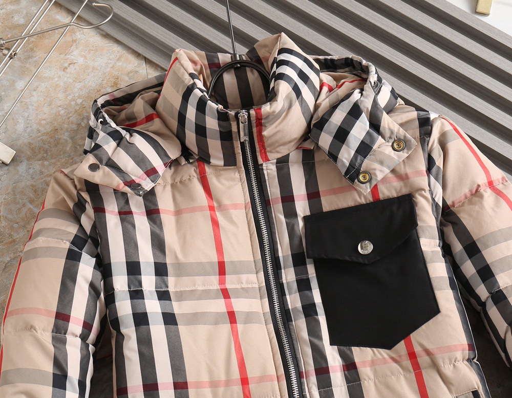 Burberry Couple Down Jacket Goose Down M-l-xl