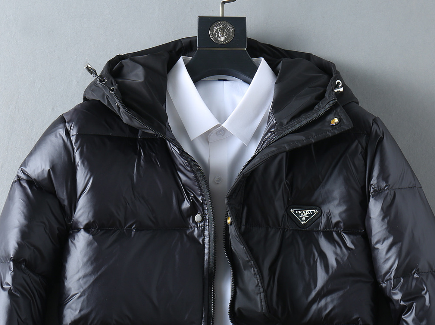 Prada Couple Down Jacket Goose Down M-l-xl