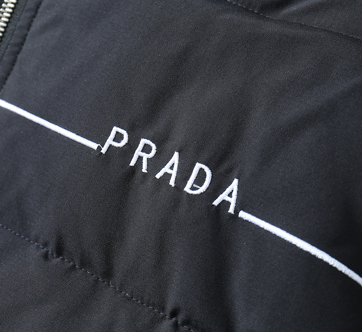 Prada Couple Down Jacket Goose Down M-l-xl