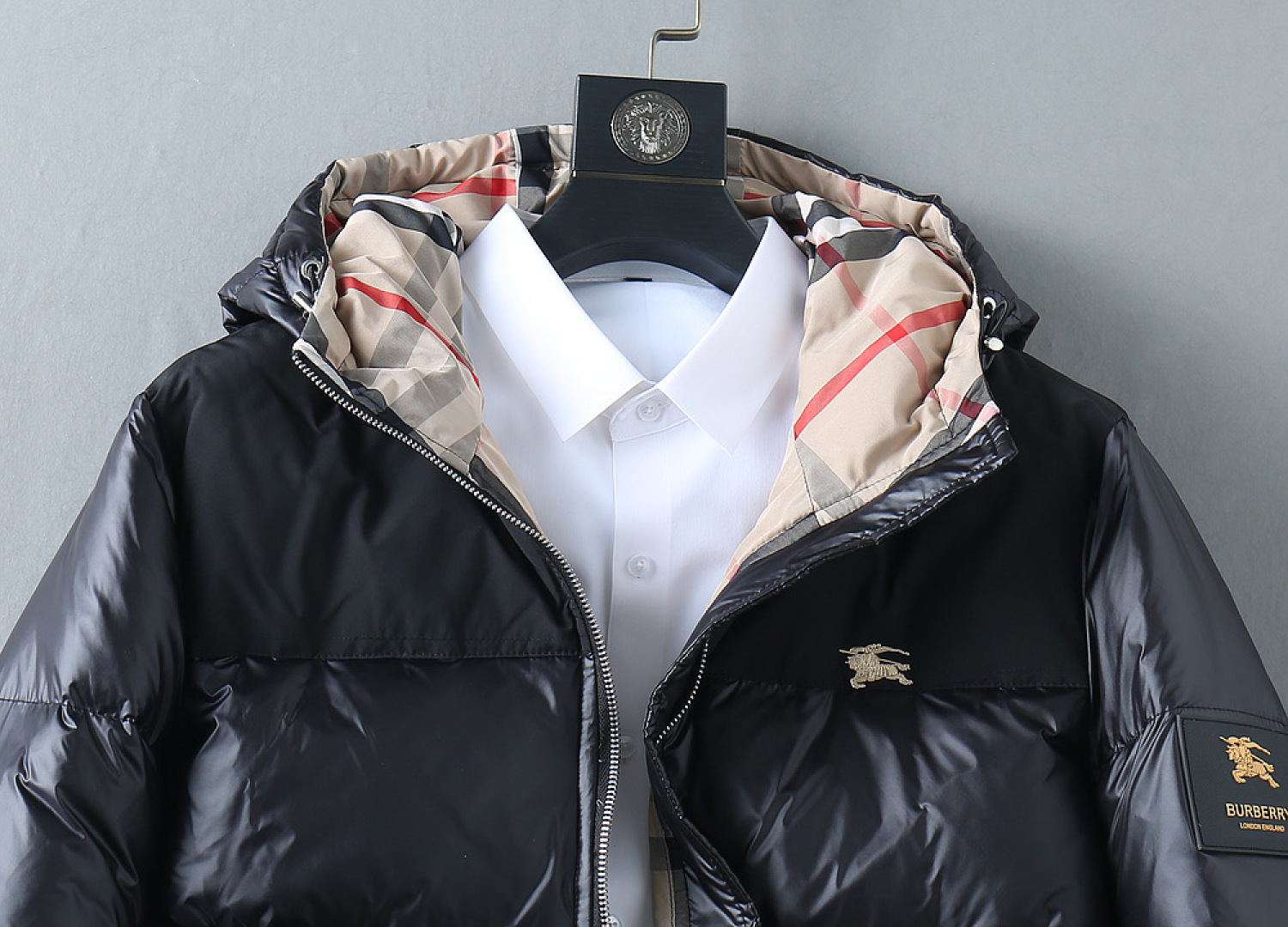 Burberry Couple Down Jacket Goose Down M-l-xl
