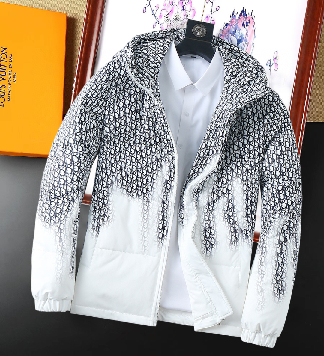 Dior Couple Down Jacket Goose Down M-l-xl