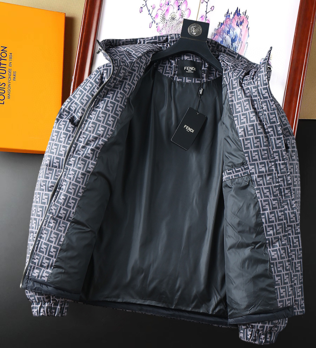 Fendi Couple Down Jacket Goose Down M-l-xl