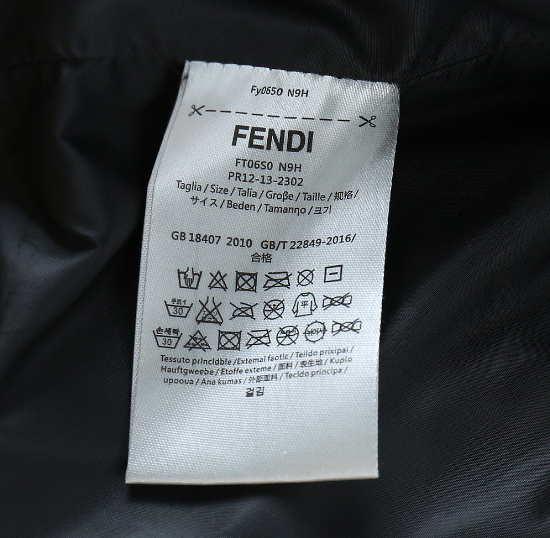 Fendi Couple Down Jacket Goose Down M-l-xl