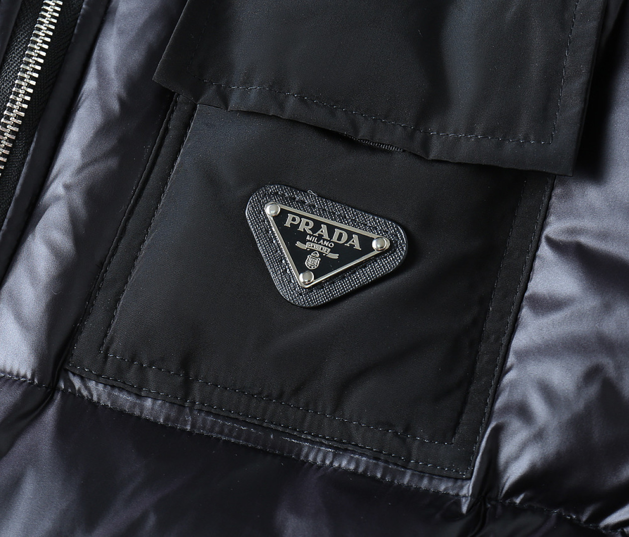 Prada Couple Down Jacket Goose Down M-l-xl