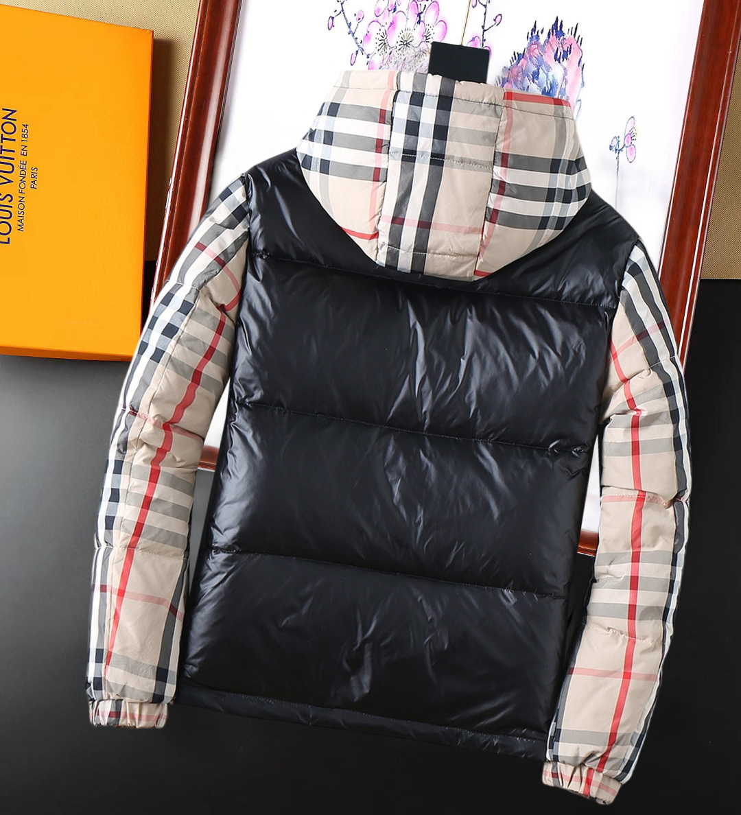 Burberry Couple Down Jacket Goose Down M-l-xl