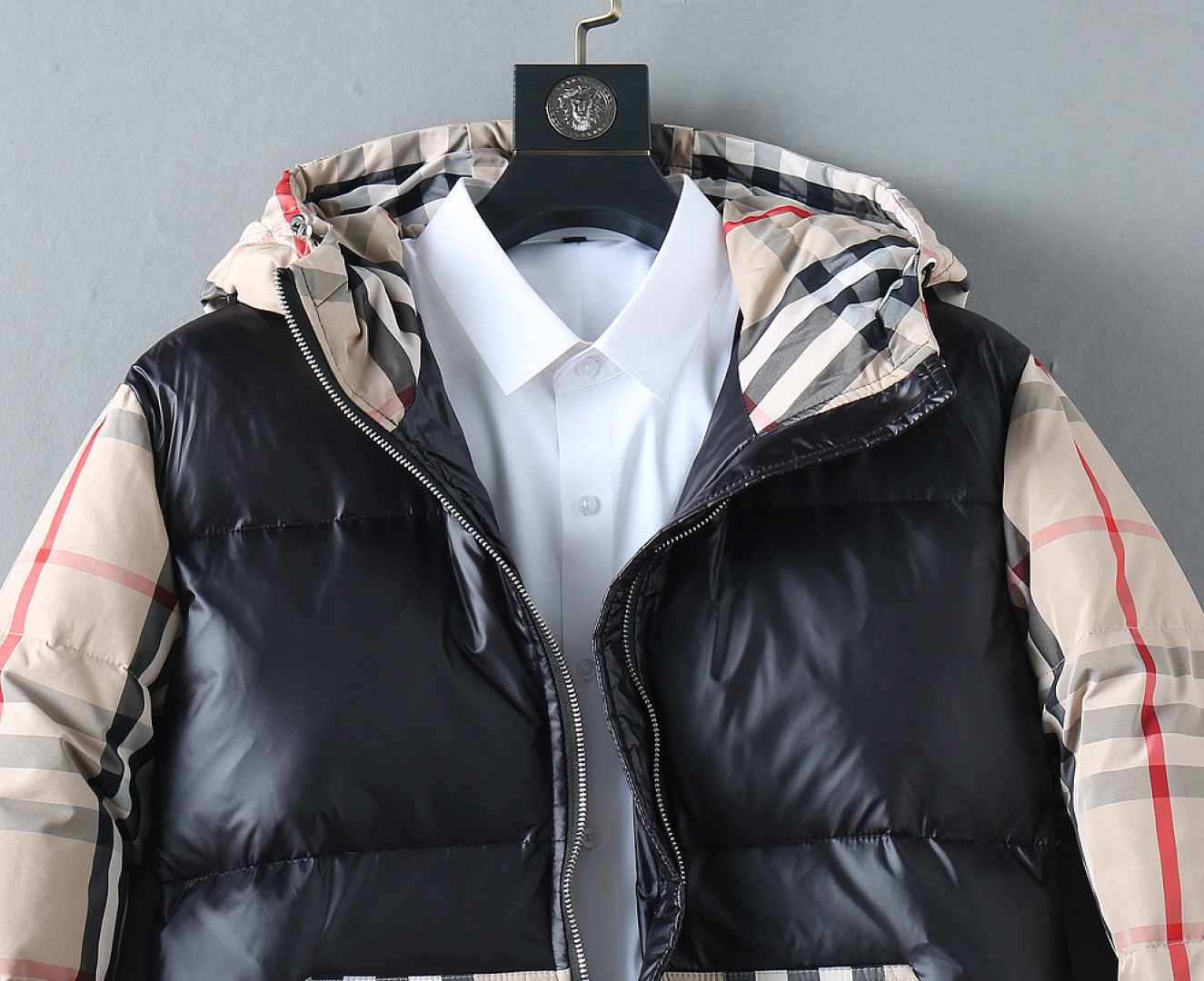Burberry Couple Down Jacket Goose Down M-l-xl