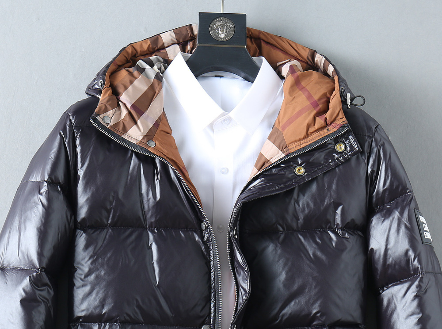 Burberry Couple Down Jacket Goose Down M-l-xl