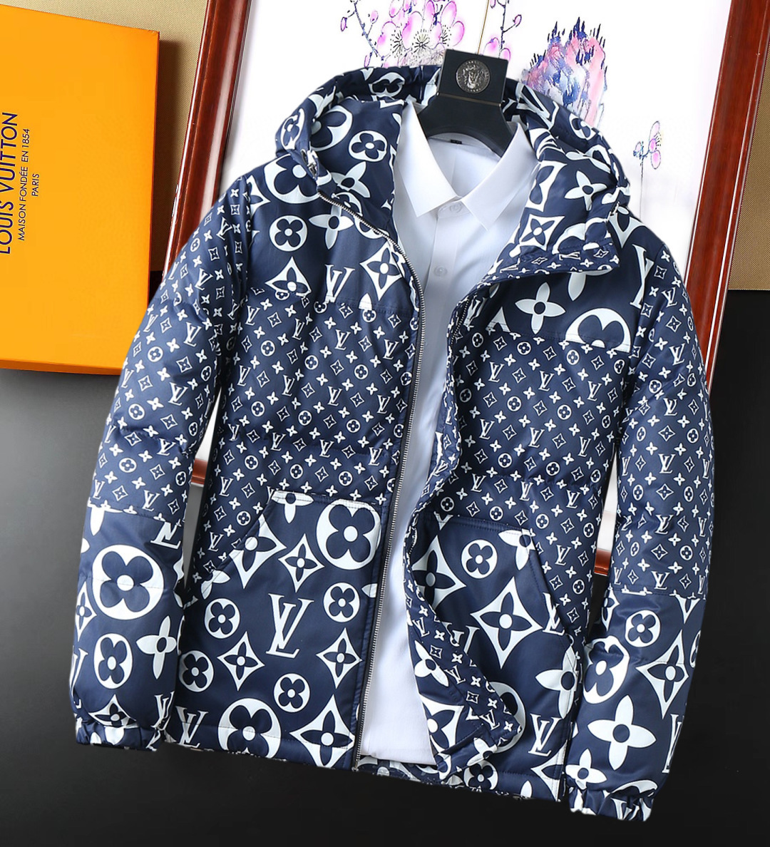 Louis Vuitton Couple Down Jacket Goose Down M-l-xl