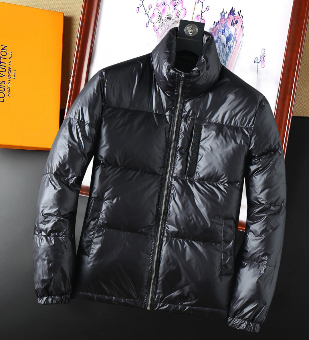 Prada Couple Down Jacket Goose Down M-l-xl