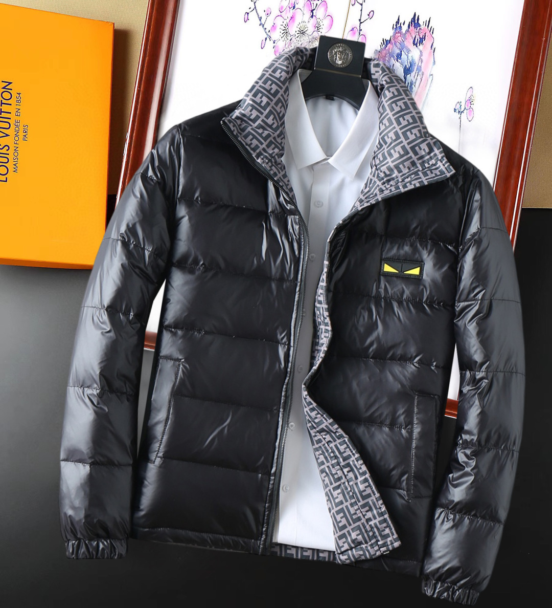 Fendi Couple Down Jacket Goose Down M-l-xl