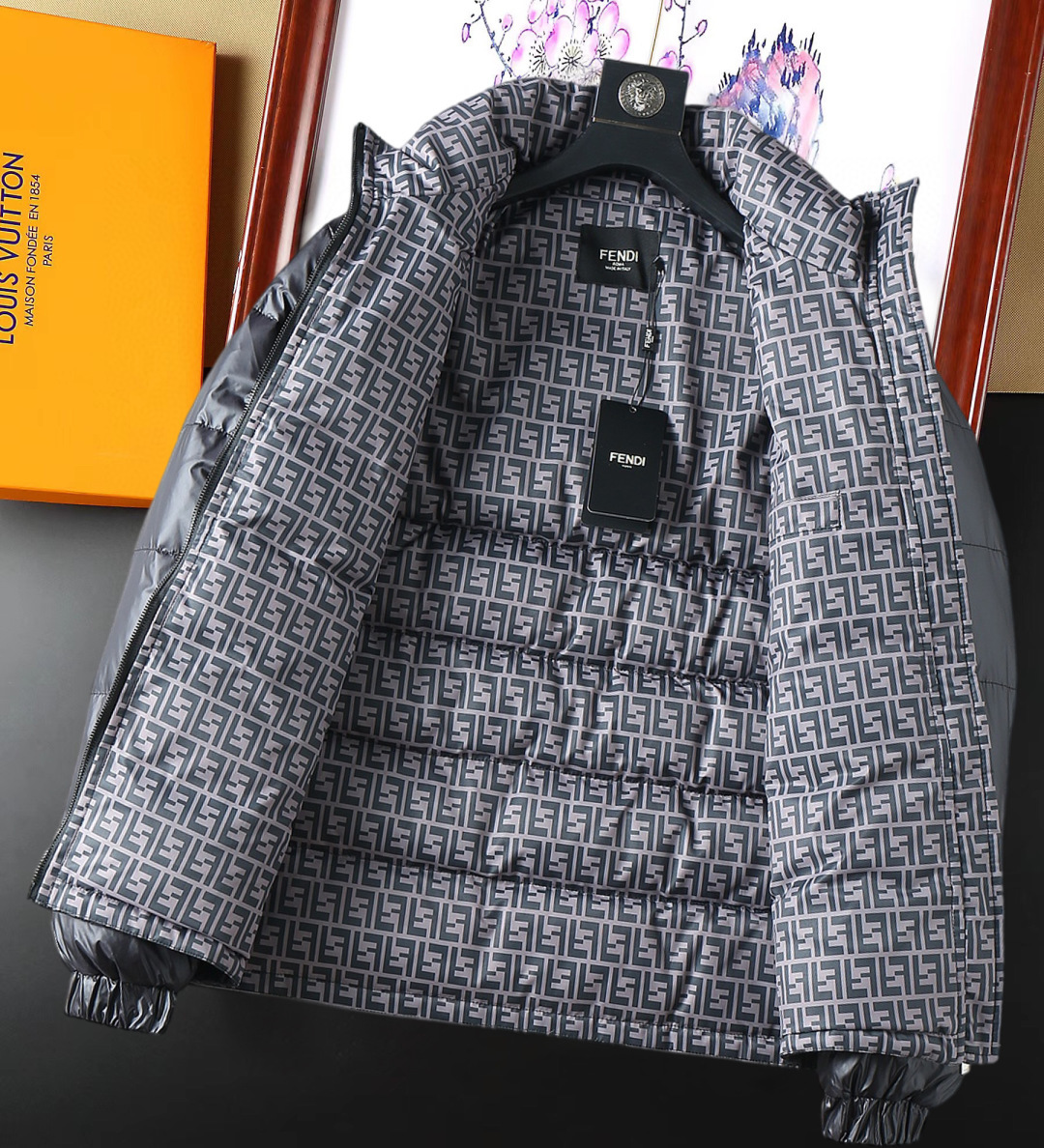 Fendi Couple Down Jacket Goose Down M-l-xl