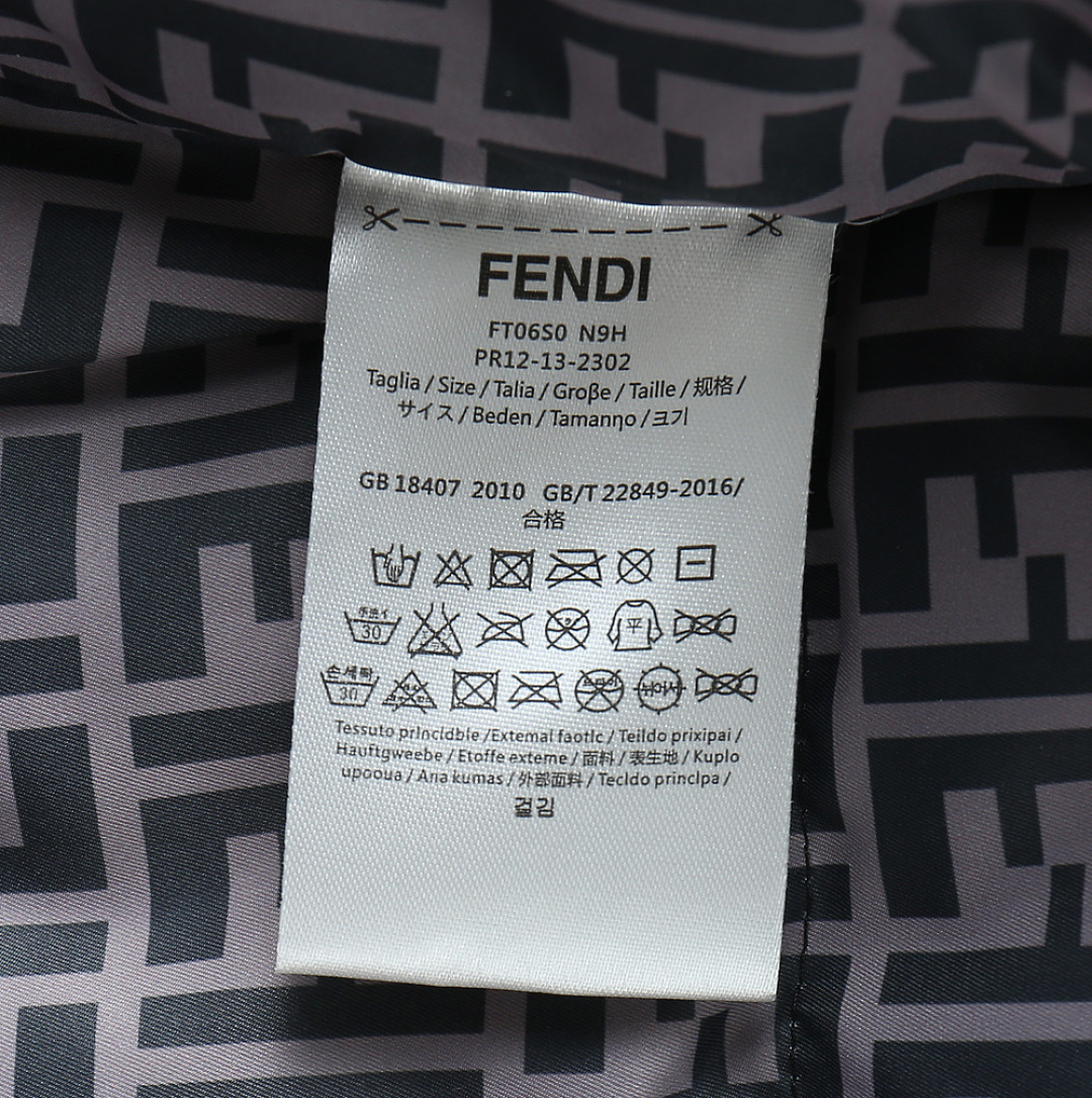 Fendi Couple Down Jacket Goose Down M-l-xl