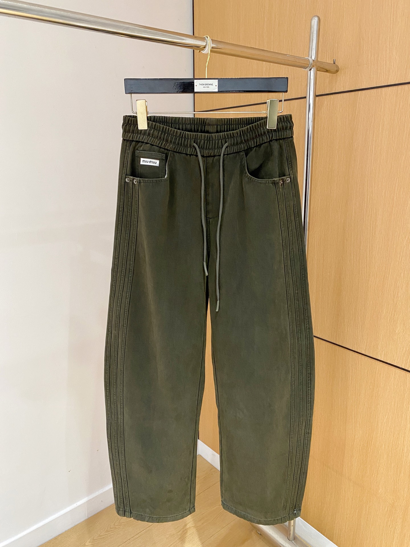 Miu Miu Male Basic Clothing Cotton Fleece Lined M