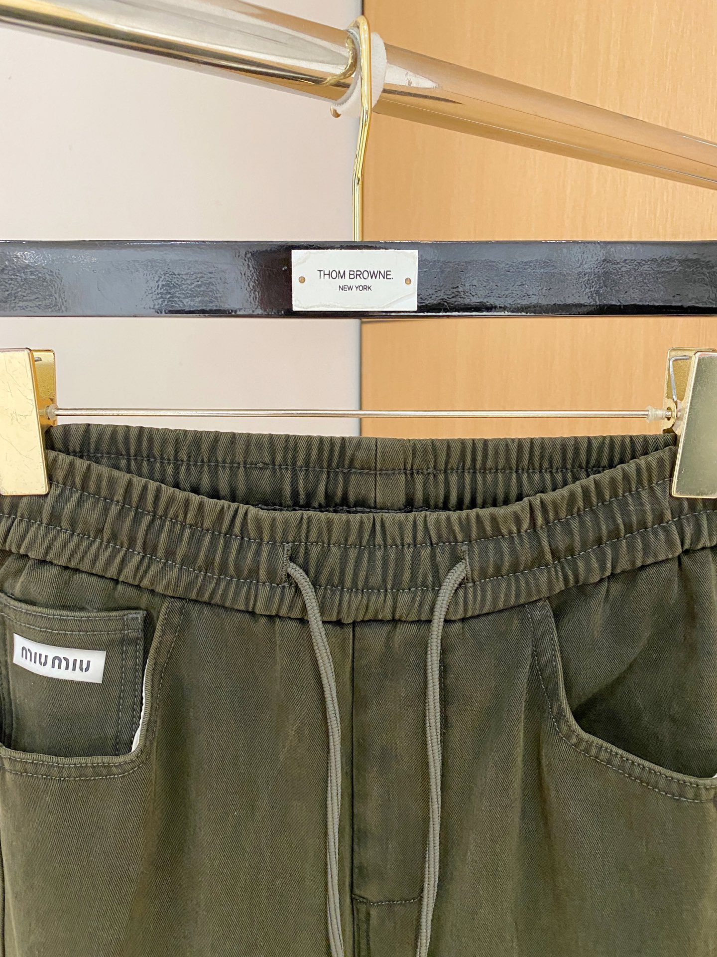 Miu Miu Male Basic Clothing Cotton Fleece Lined M