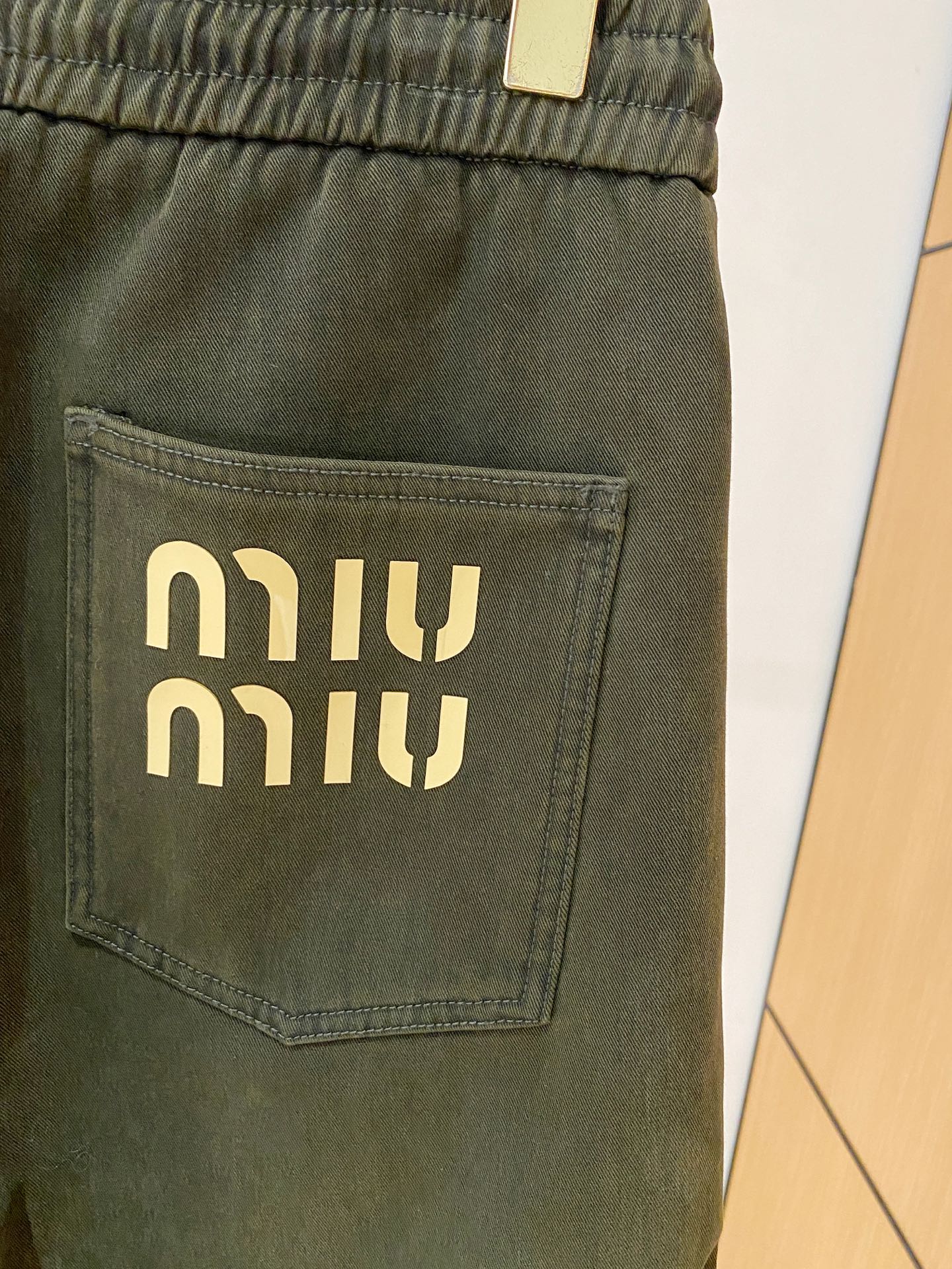 Miu Miu Male Basic Clothing Cotton Fleece Lined M