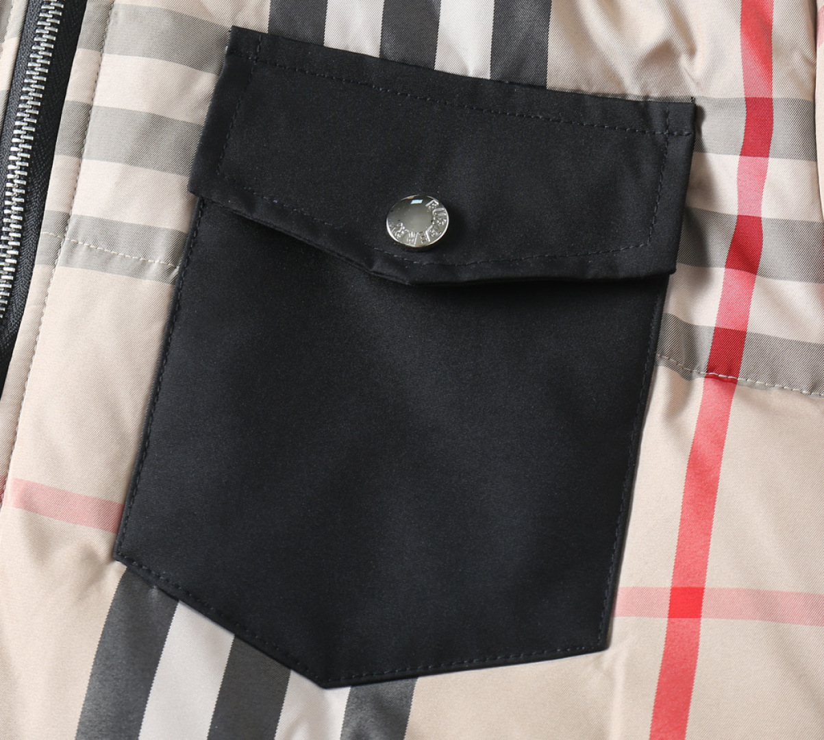 Burberry Couple Down Jacket Goose Down M-l-xl