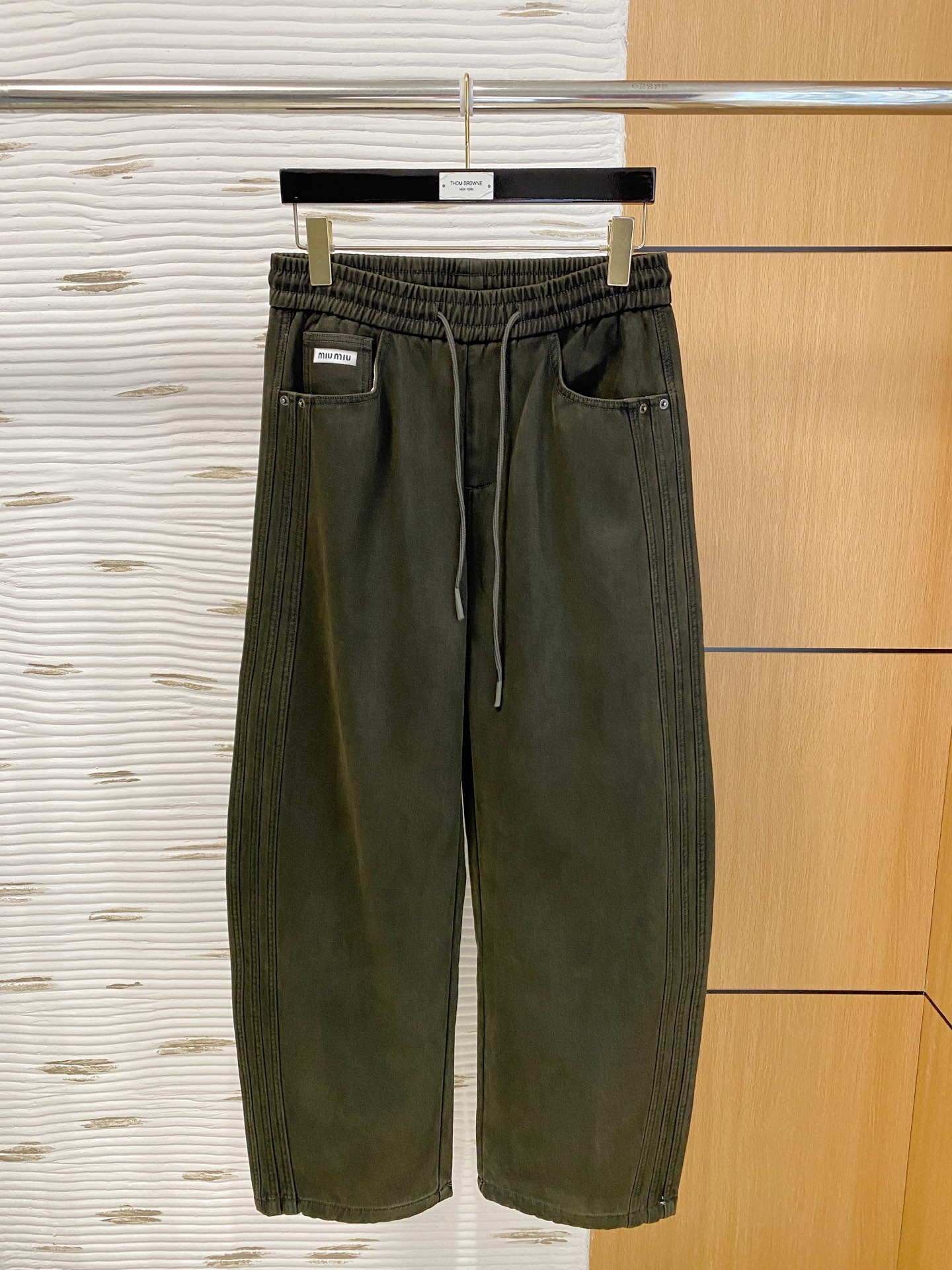 Miu Miu Male Basic Clothing Cotton Fleece Lined M