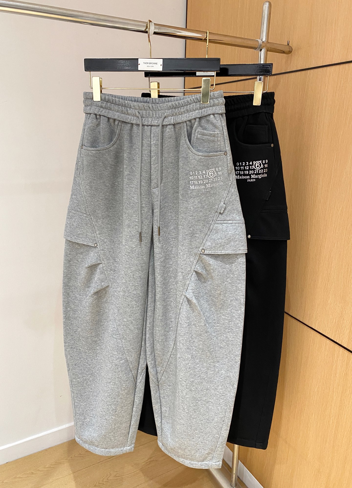 Maison Margiela Male Basic Clothing Cotton Fleece Lined