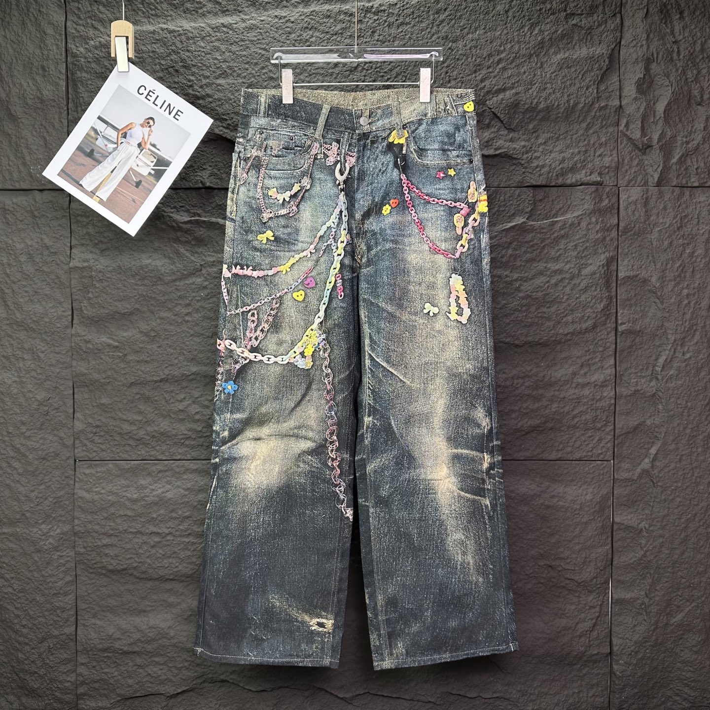 Dior Couple Jeans Loose Fit S-xl