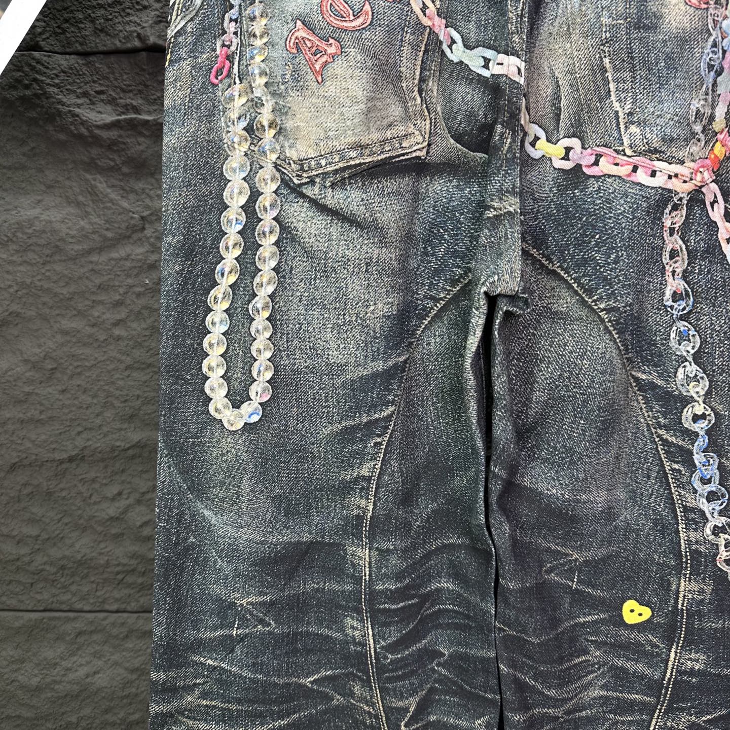 Dior Couple Jeans Loose Fit S-xl