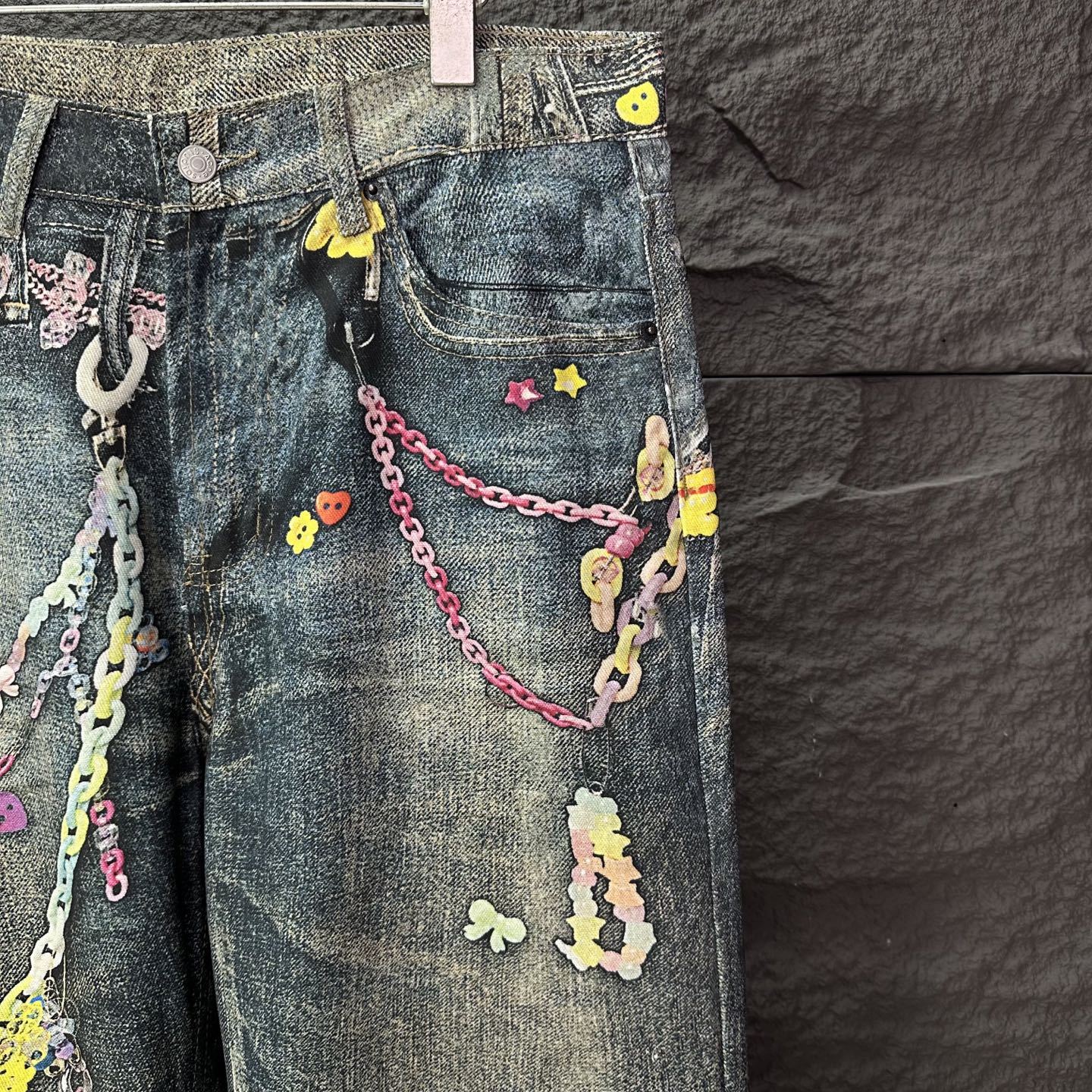 Dior Couple Jeans Loose Fit S-xl