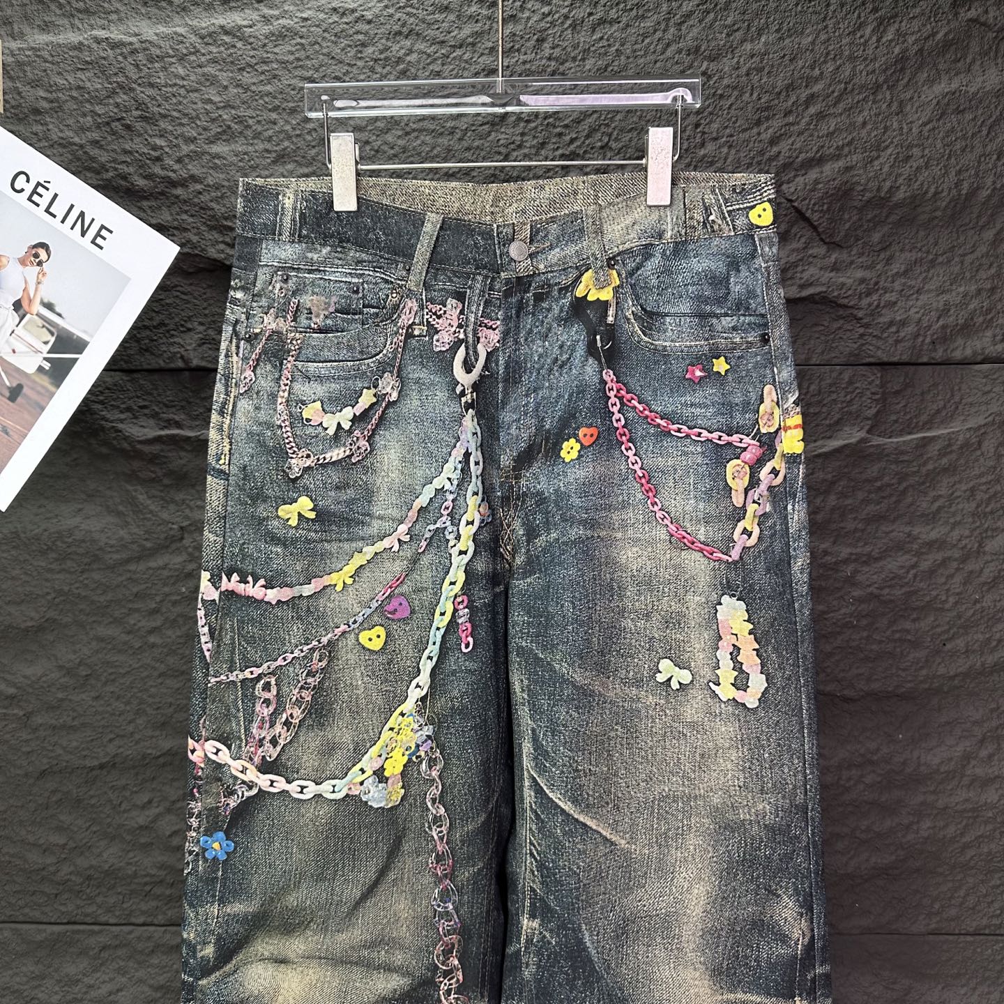 Dior Couple Jeans Loose Fit S-xl