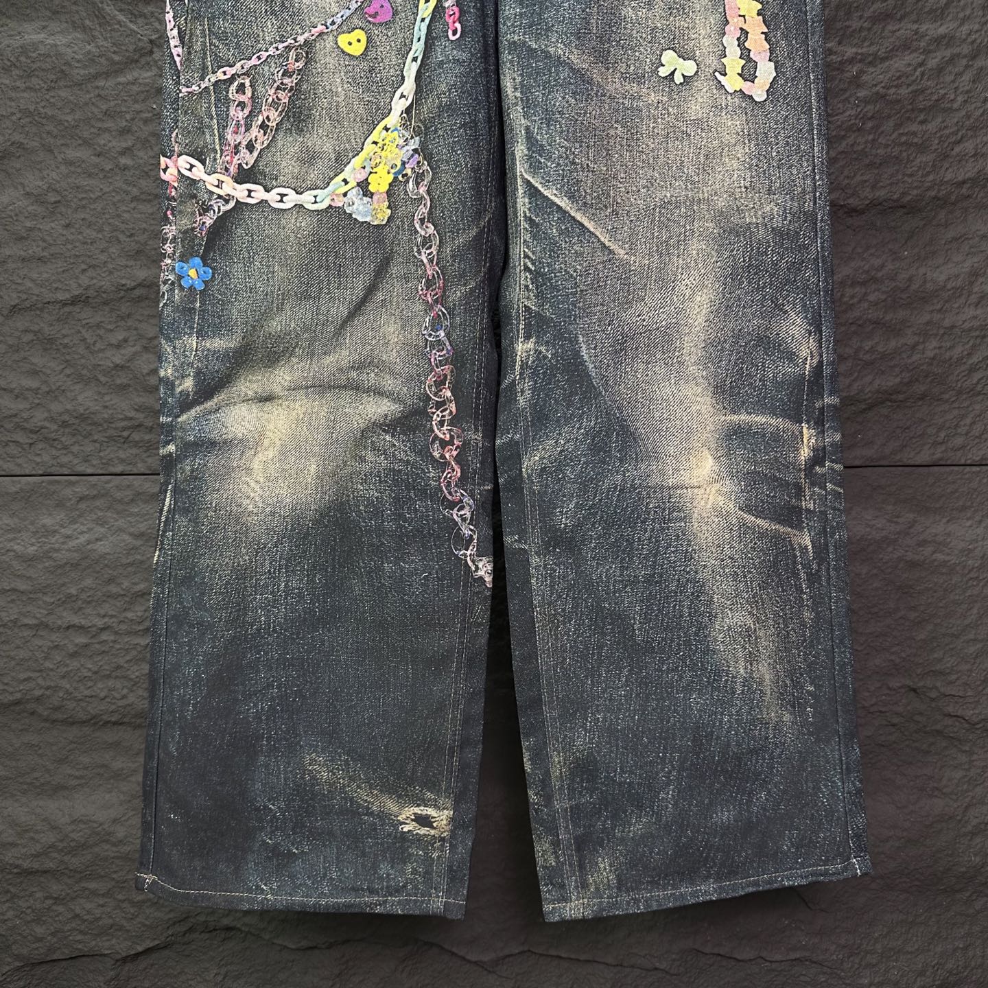 Dior Couple Jeans Loose Fit S-xl