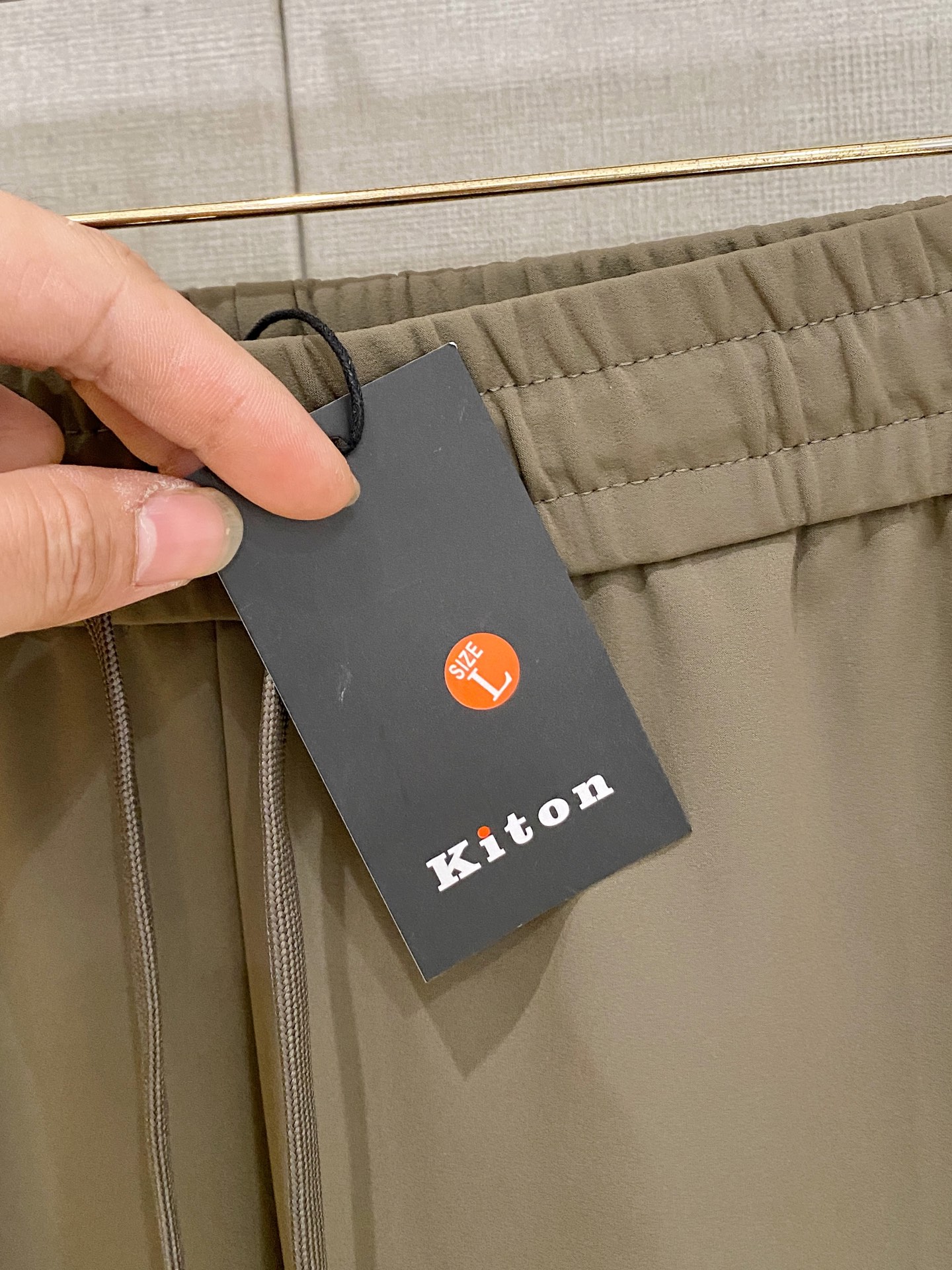 Kiton Sports Pants Fleece Lined M-xl