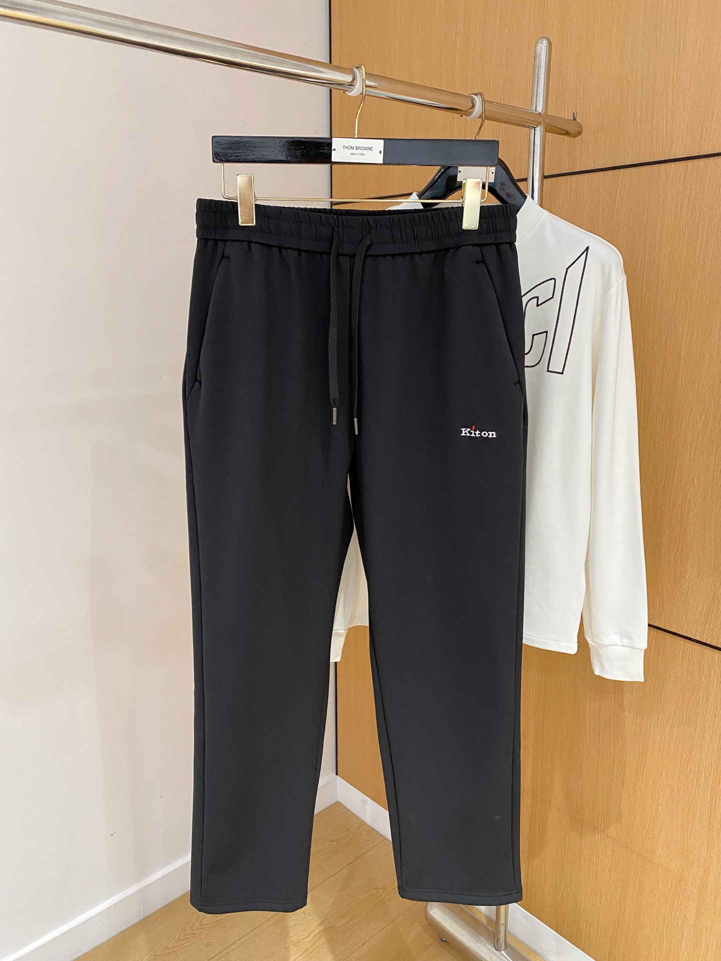 Kiton Sports Pants Fleece Lined M-xl
