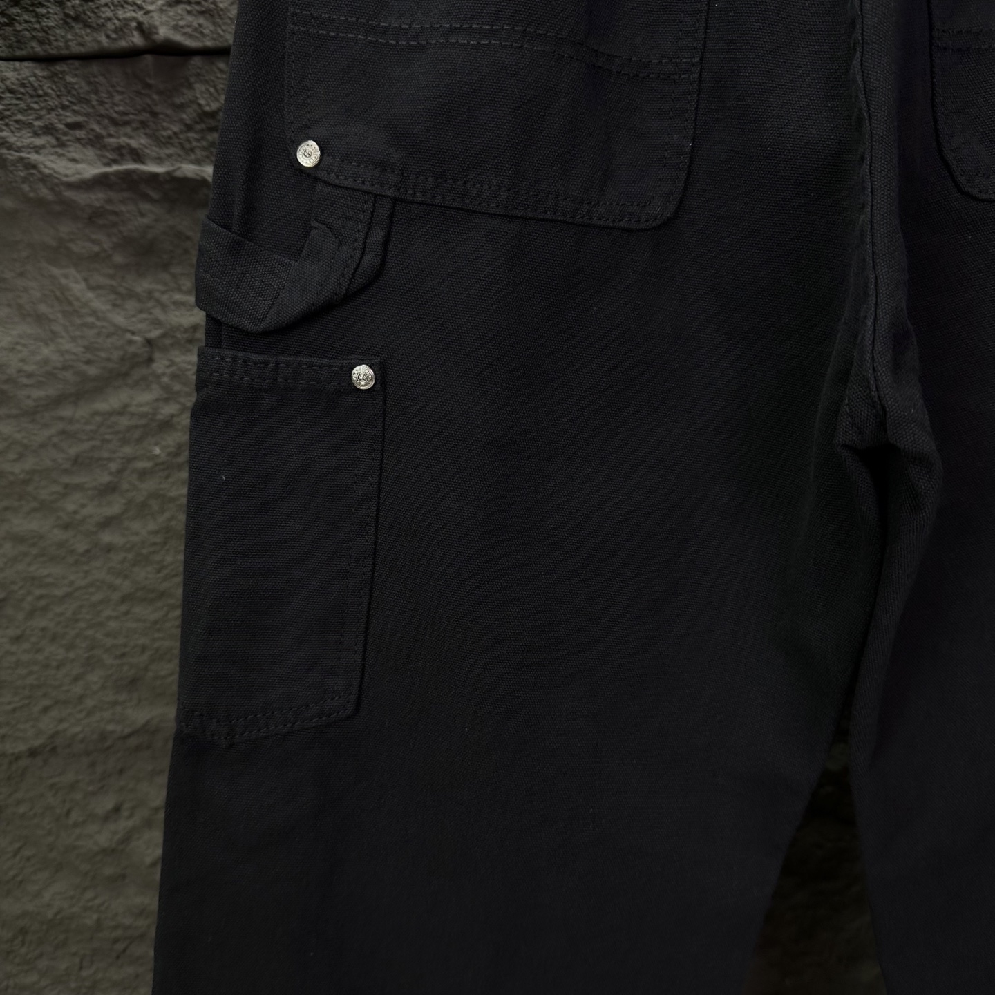 Chrome Hearts Couple Jeans Black Loose Fit