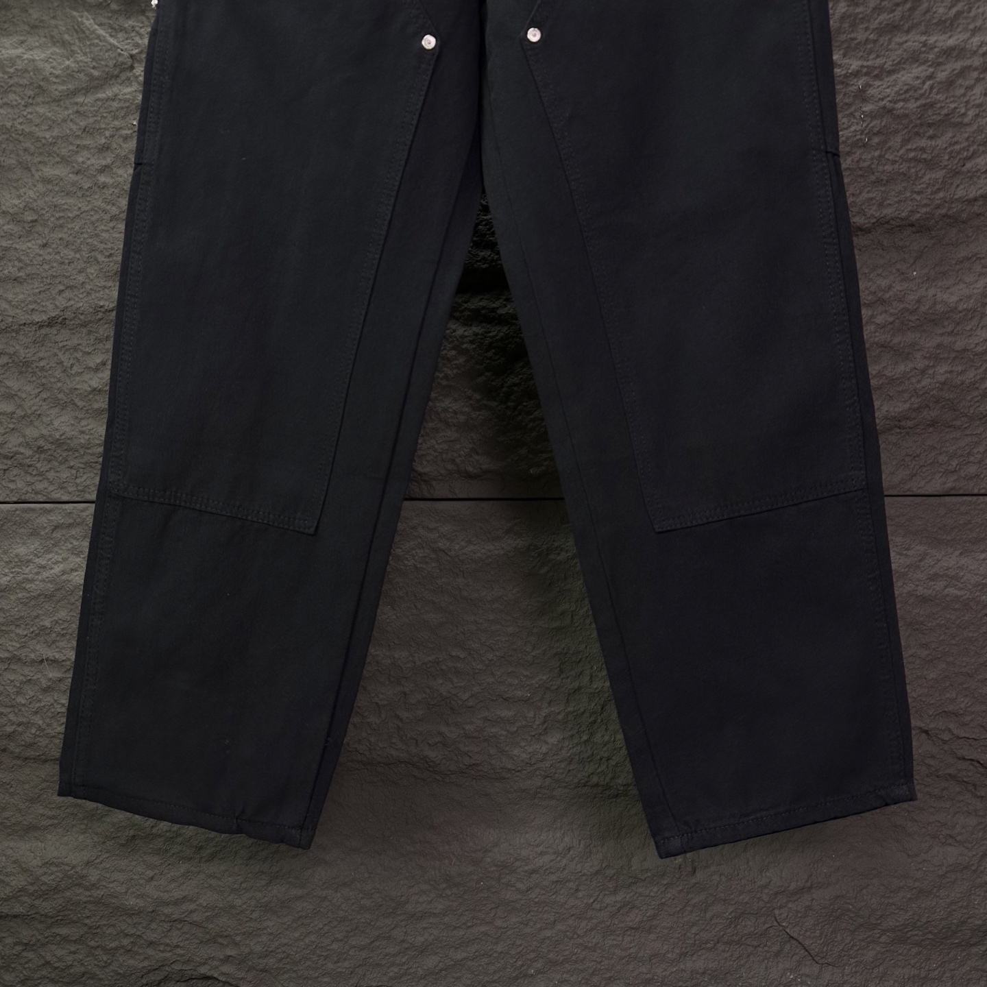 Chrome Hearts Couple Jeans Black Loose Fit