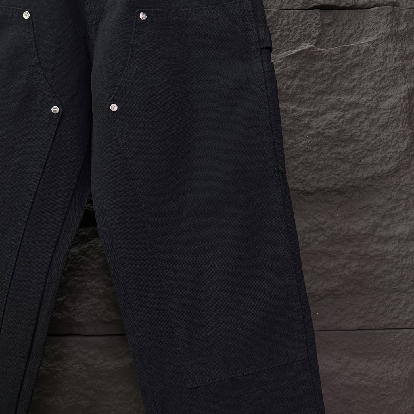 Chrome Hearts Couple Jeans Black Loose Fit