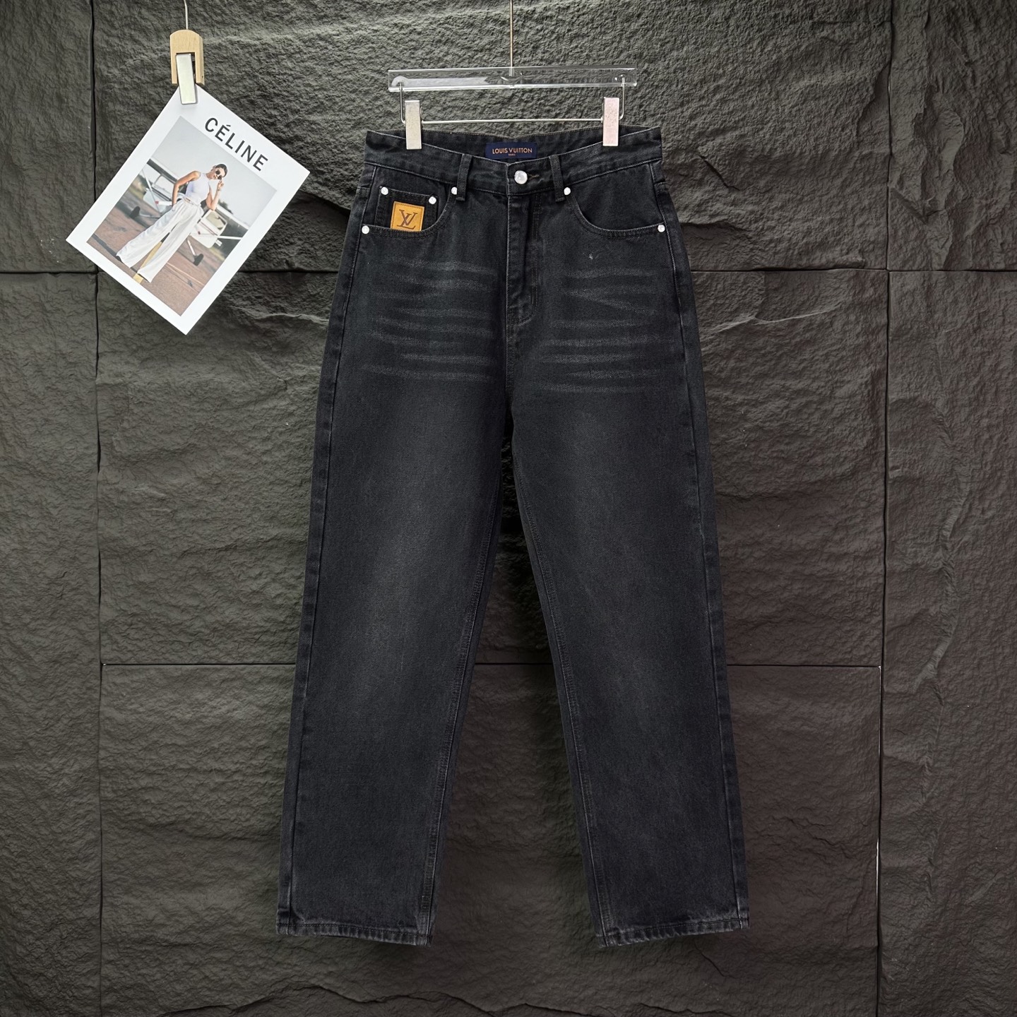 Louis Vuitton Couple Jeans Loose Fit