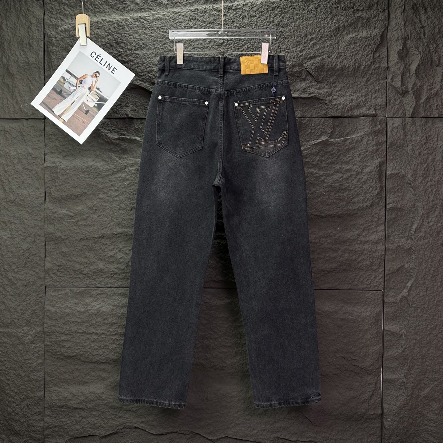 Louis Vuitton Couple Jeans Loose Fit