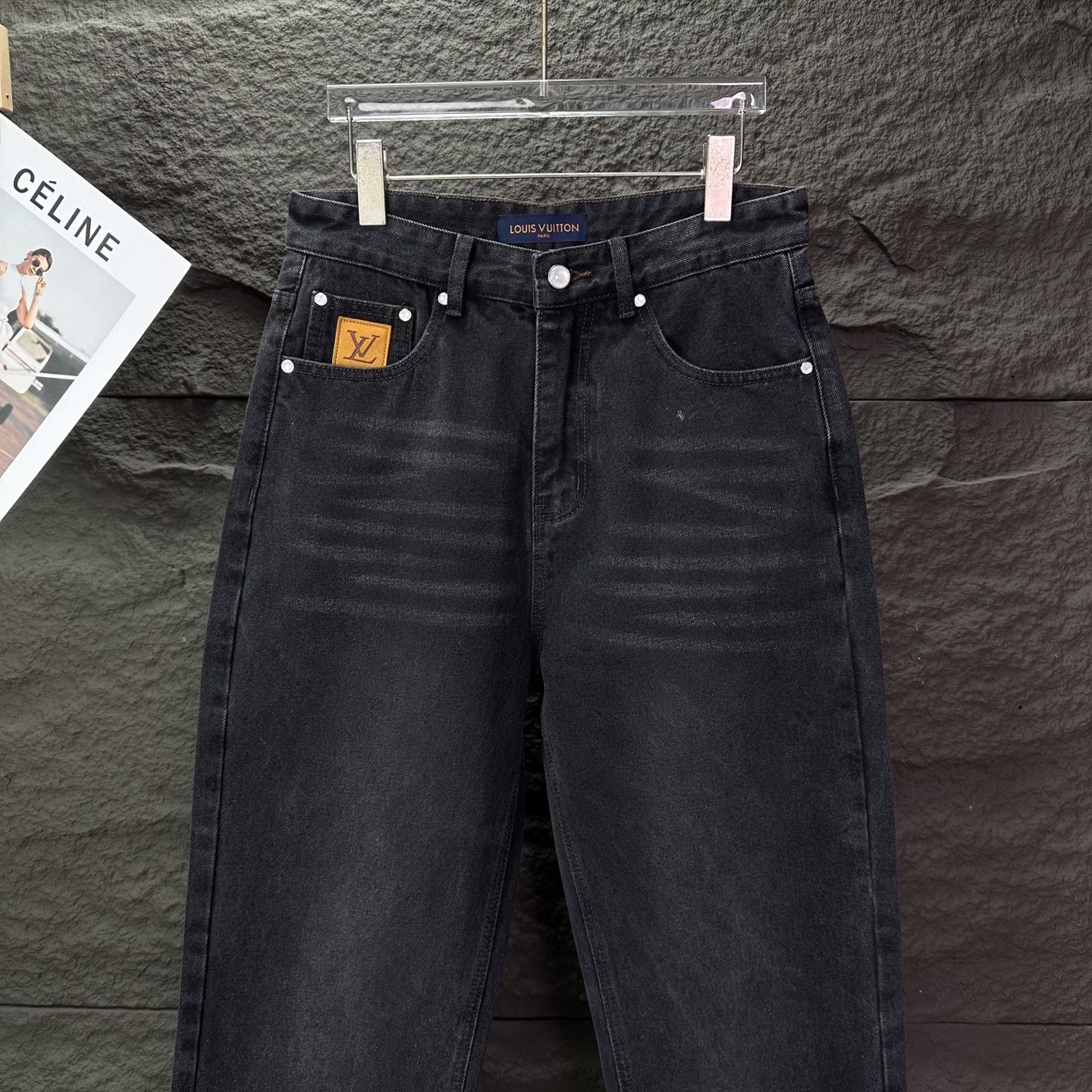 Louis Vuitton Couple Jeans Loose Fit