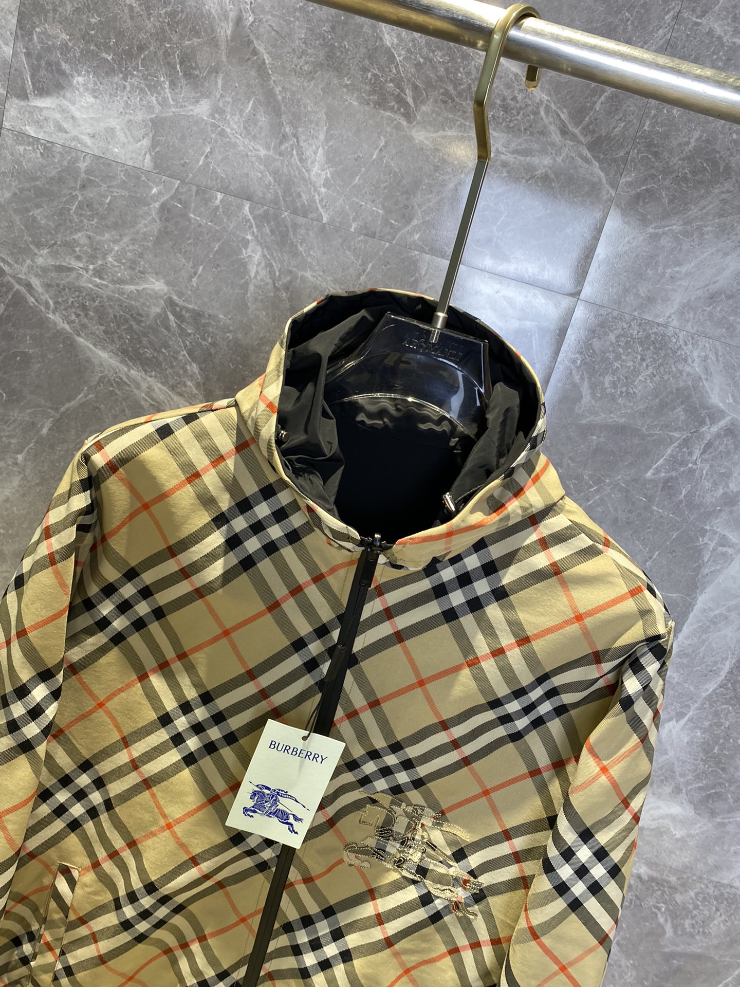 Burberry Male Jacket Polyester M-xl