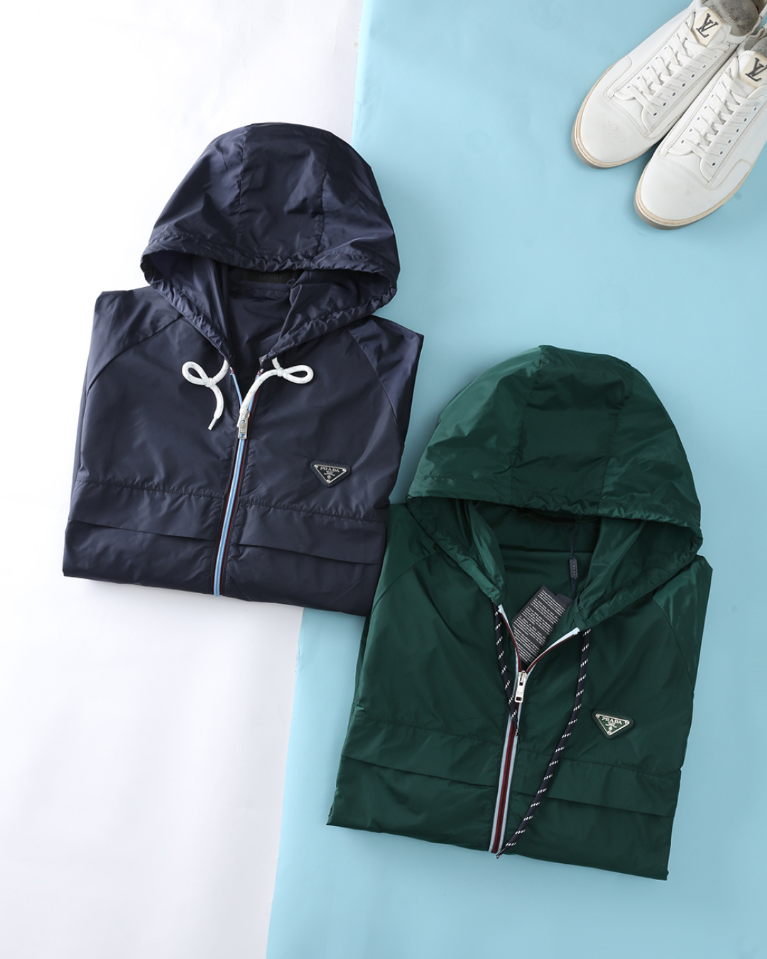 Prada Male Jacket Hooded M-l-xxxl