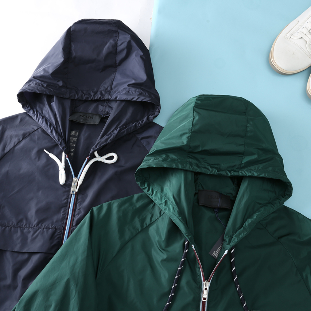 Prada Male Jacket Hooded M-l-xxxl