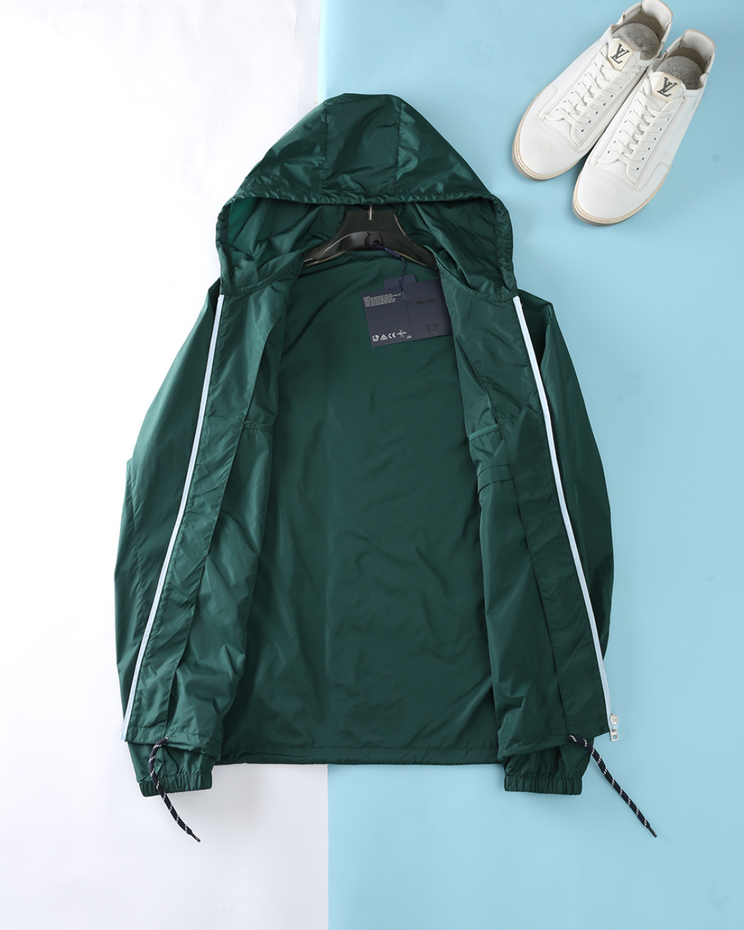 Prada Male Jacket Hooded M-l-xxxl