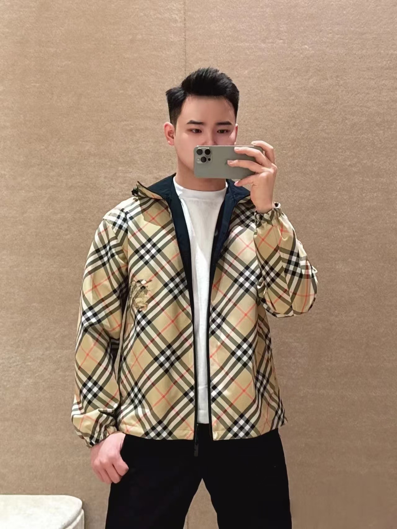 Burberry Jacket Cotton Hooded S-m-xxxl