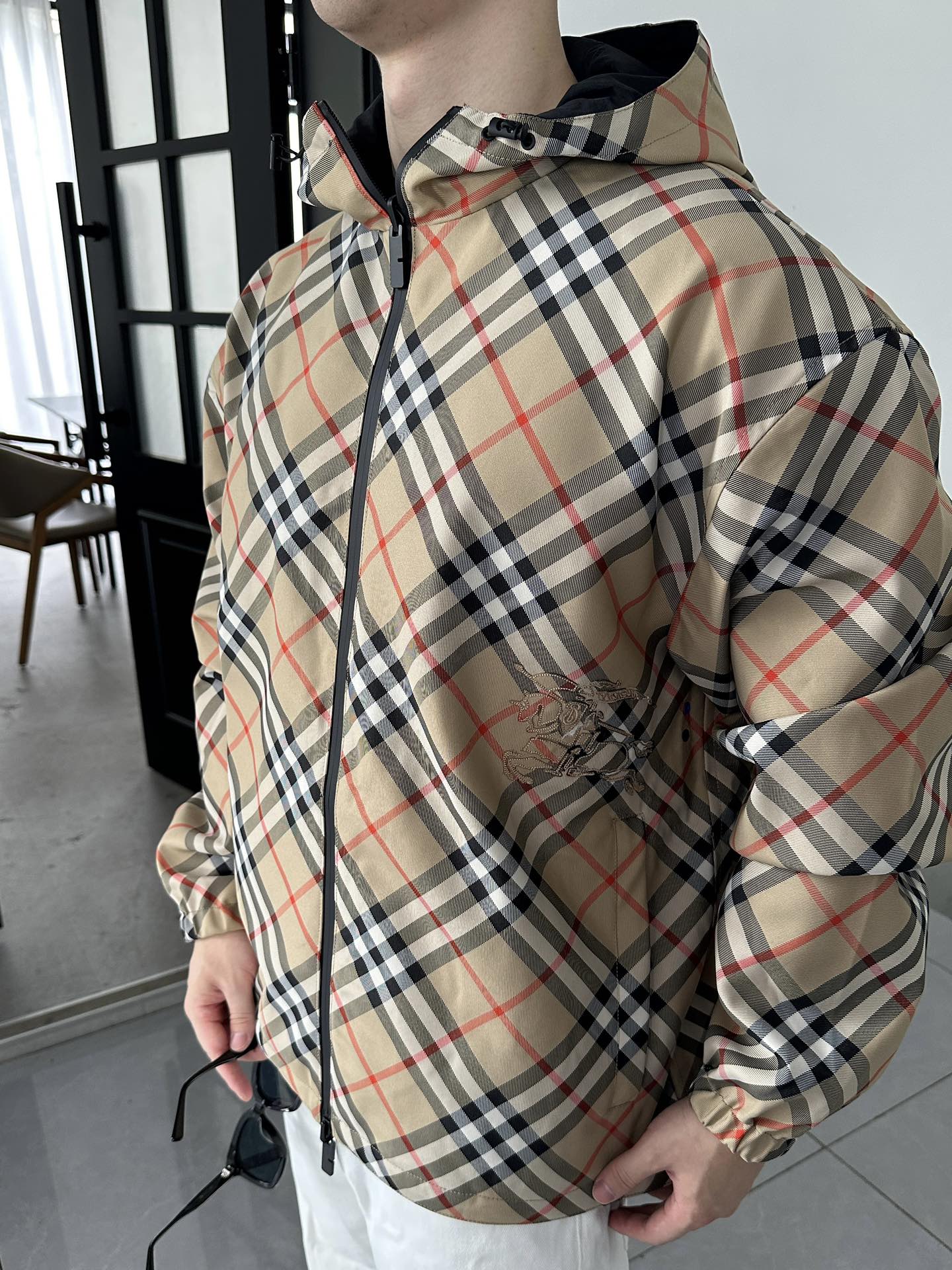 Burberry Jacket Cotton Hooded S-m-xxxl