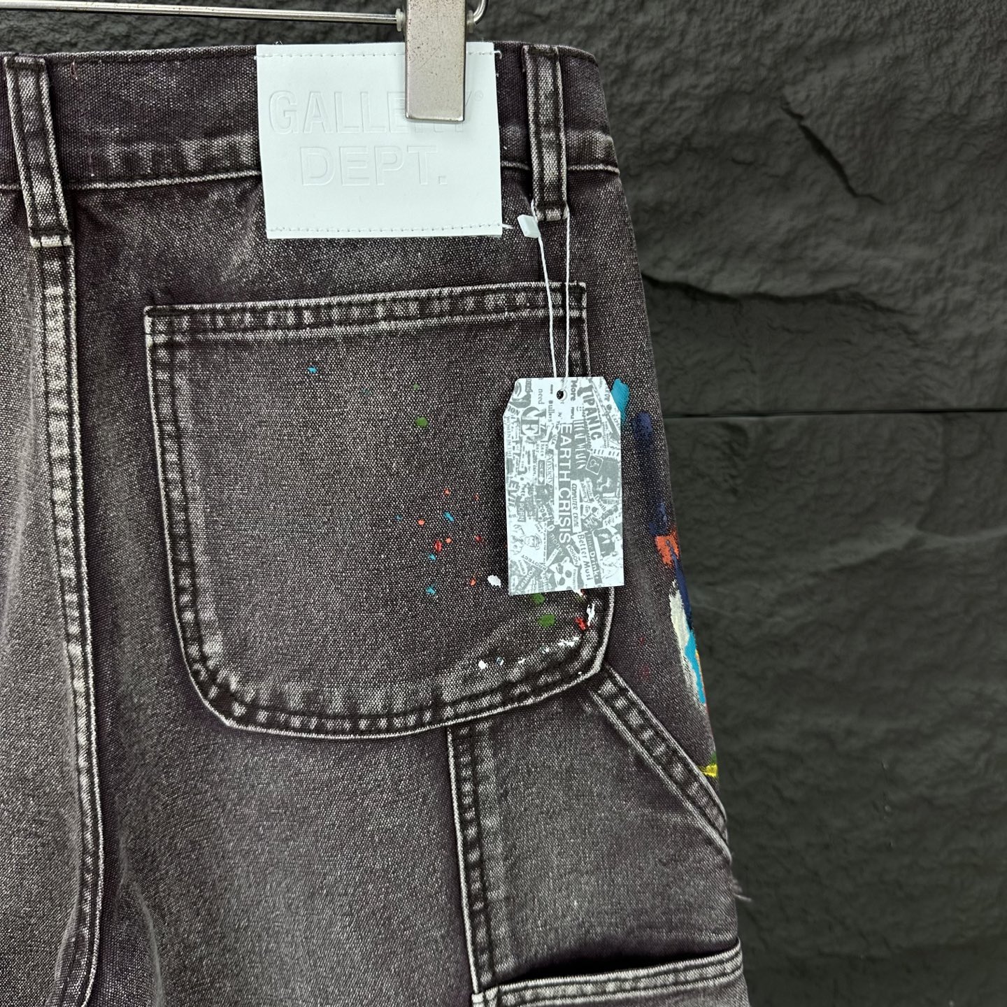 Chrome Hearts Couple Jeans Brown Loose Fit L