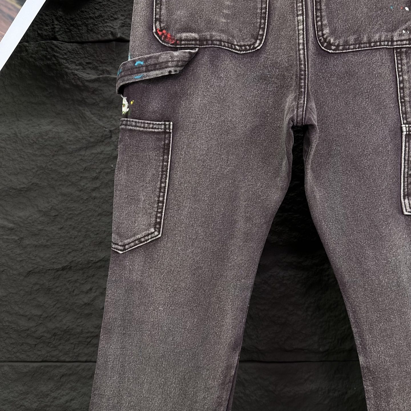 Chrome Hearts Couple Jeans Brown Loose Fit L