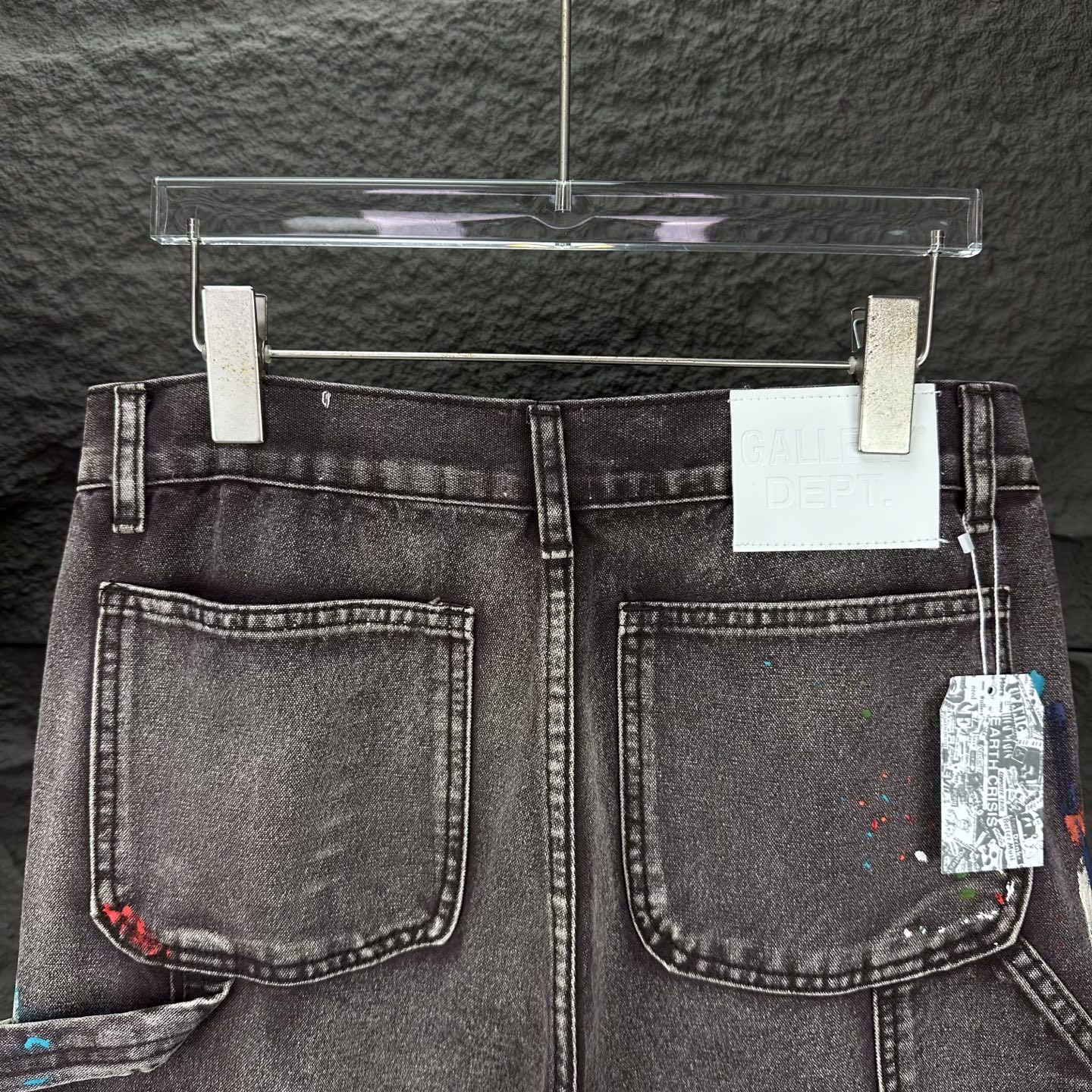 Chrome Hearts Couple Jeans Brown Loose Fit L