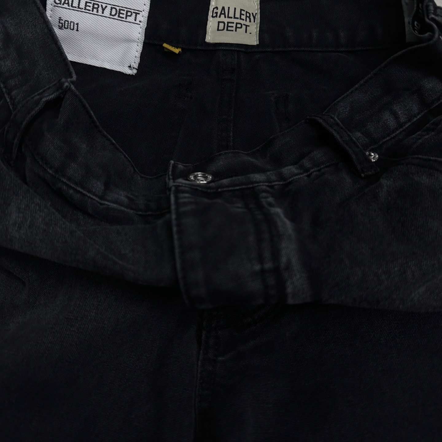 Chrome Hearts Couple Jeans Black Loose Fit L